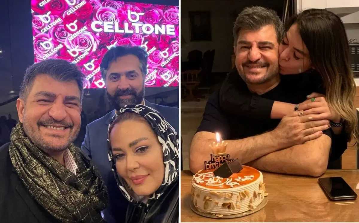 جشن تولد آقای مجری و بوسه دختر نازش؛ همین کارا رو کردی ممنوع شدی!