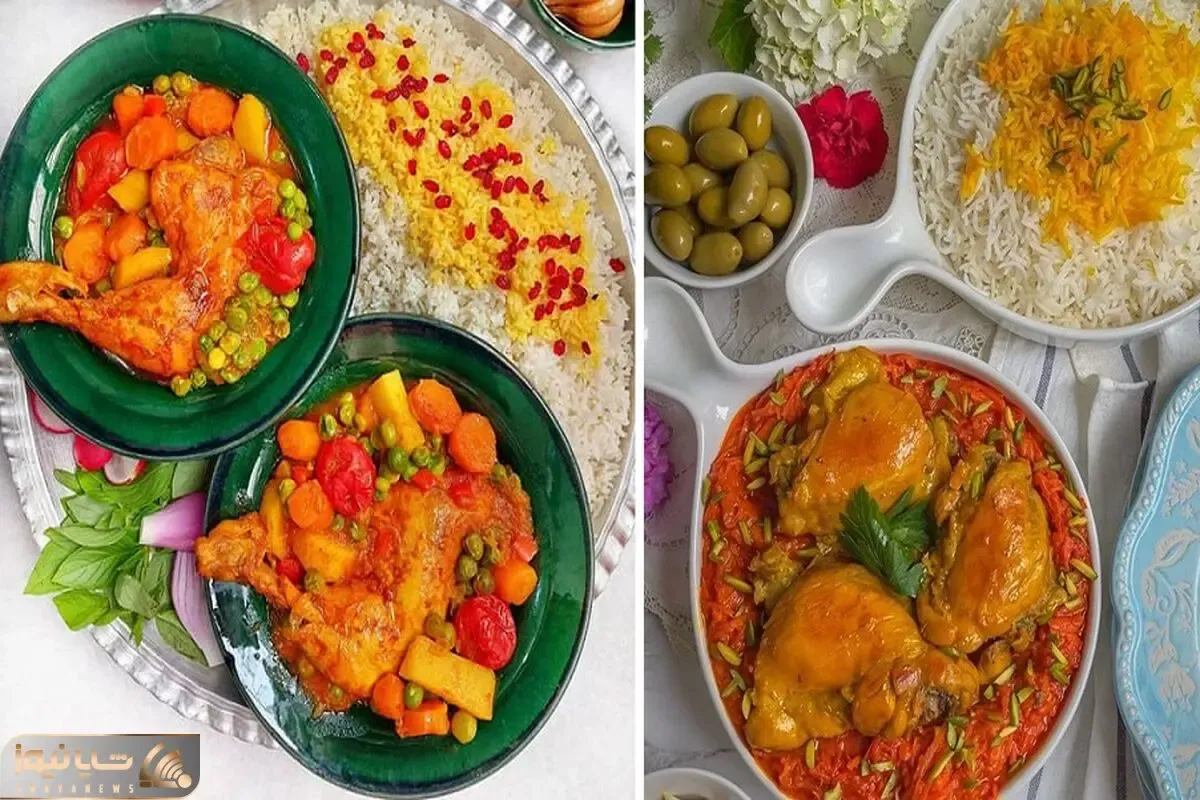 طرز تهیه خورشت مرغ ساده / یه ناهار خوشمزه و لذیذ که سریع و راحت آماده میشه