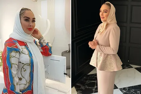 اگر میخواهید سنتان 10 سال کمتر شود این سبک میکاپ الهام حمیدی را ببینید