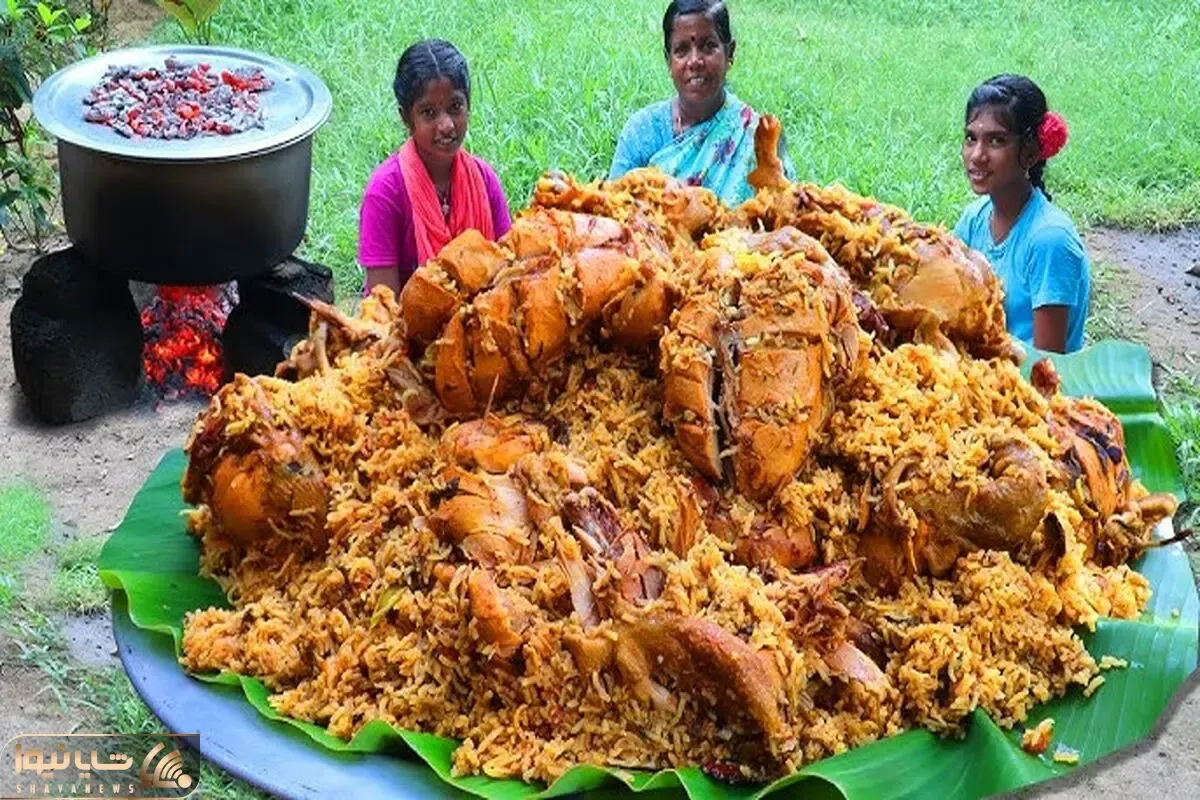 غذای غول پیکر و حجم بالا / پخت 