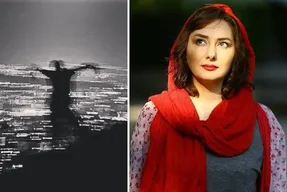 تصویری گُنگ و ترسناک از هانیه توسلی در جایی بلند! +عکس