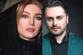تصویری جدید از متین ستوده و چهره مرموز همسرش!
