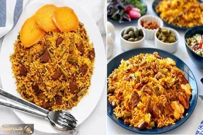 طرز تهیه لوبیا پلو به روش رستورانی / با این دستور یه ناهار خوشمزه و عالی بپز