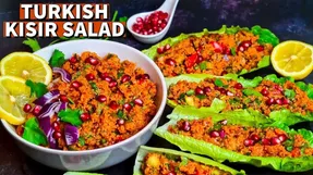 طرز تهیه ی سالاد بلغور ترکی یا کیسیر؛ خوشمزه و فوق العاده دلبر