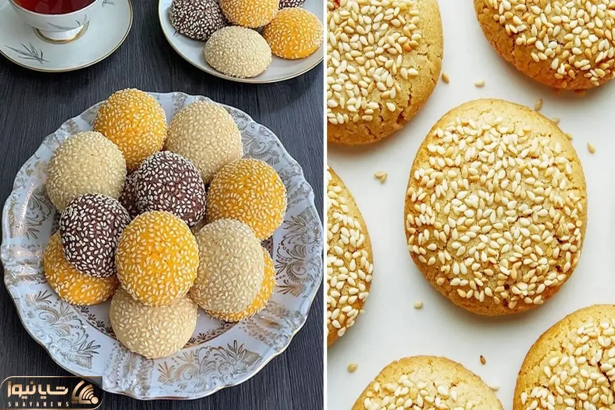 طرز تهیه کلوچه کنجدی / پخت خوشمزه ترین کلوچه با یه دستور راحت