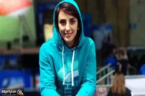 حضور جنجالی الناز رکابی سنگ نورد ایرانی در مسابقه خارجی!