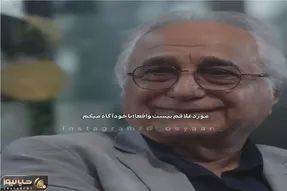 سکانس خندان؛ شمس لنگرودی فحش مورد علاقشو زل میزنه تو چشم مجری میگه میپاچه خنده