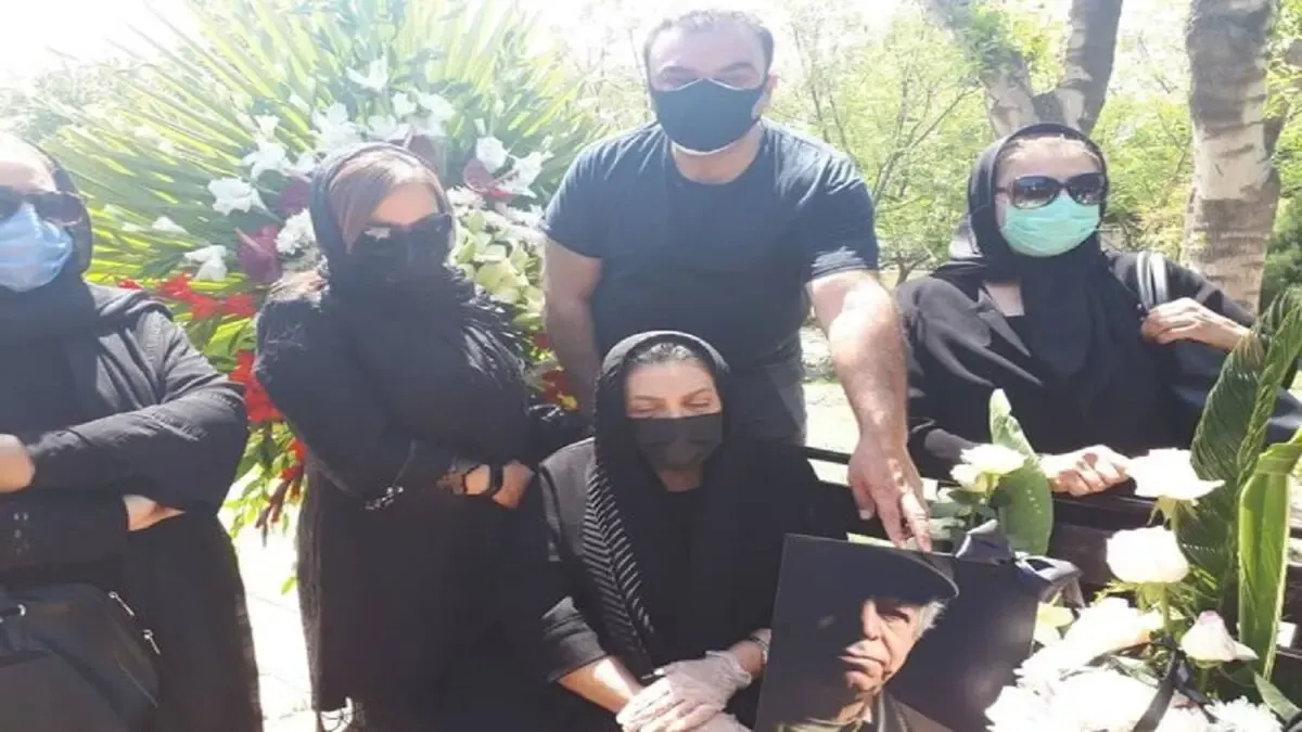 تصاویری از مراسم خاکسپاری مرحوم محسن قاضی مرادی