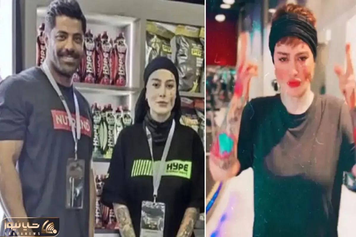 وقتی سحر قریشی شکمش اومد بالا نافرم؛ با هرکولای بدنساز چه فجیییع رفته تو فاز!