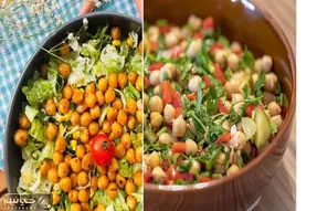 طرز تهیه سالاد نخود با مرغ / طعم متفاوت و عالی این سالاد مقوی رو از دست نده!