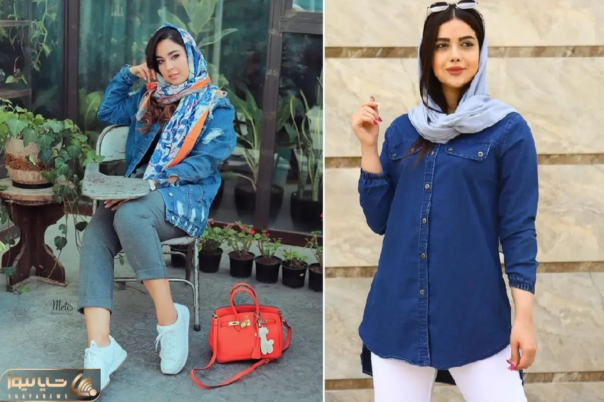 مدرن لباس پوشیدن و با مانتو جین تجربه کن؛ انواع استایل های جین خوشگلِ پاییزه