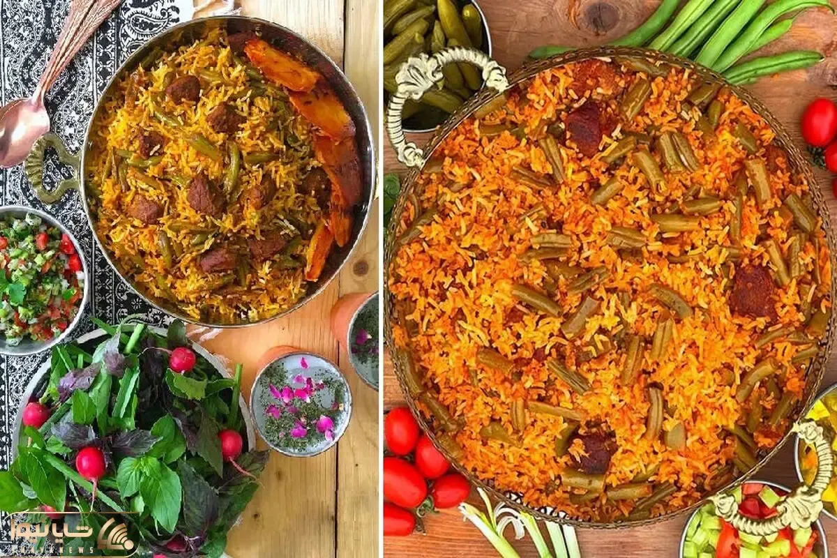 دستور پخت لوبیا پلو به روش رستوران ها / همراه با ادویه جادویی برای عطر و طعم عالی