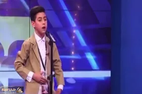 آواز احساسی؛ بچه 10 ساله با حنجره صد ساله نرو بمون خوند علیخانی اشکشو زوری نگه داشته