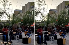 آواز خیابانی؛ ببینید این اکیپ تو کرمانشاه چه آهنگ کردی میخونن از آسمون آدم میباره!