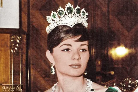 سفر به ایام قدیم؛ فرح پهلوی در لباس عروس ؛ ۶ ۶ سال پیش