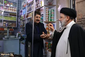 مغازه دار مهمان نواز کردستانی و دردسر پذیرایی از رئیسی!
