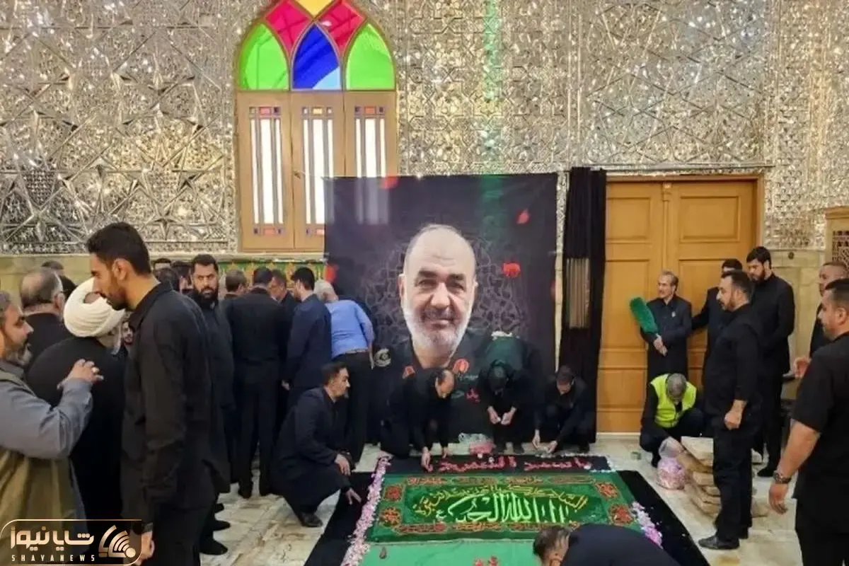 اولین تصویر از مزار شهید حاجی‌زاده و محل دفن سپهبد سلامی