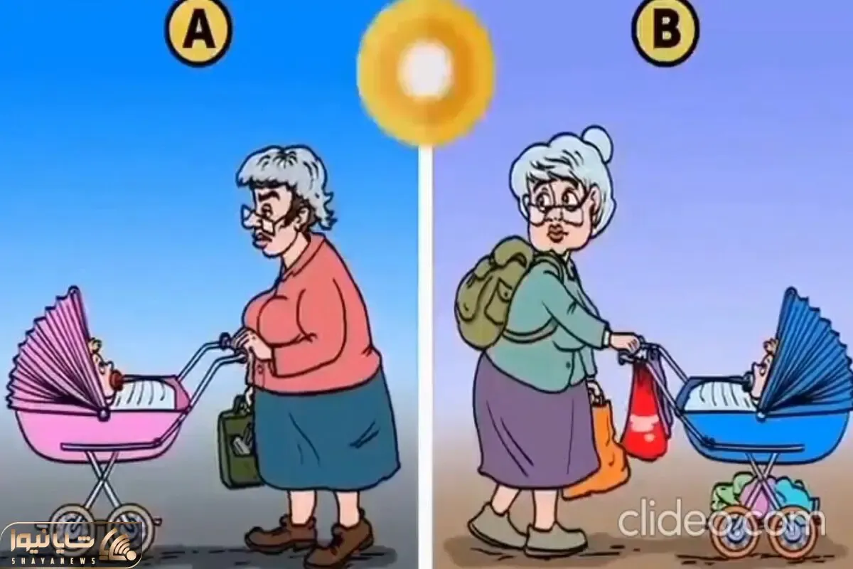 هوش تصویری؛ اگه عند باهوشایی بگو کدوم از این مادر بزرگ ها واقعی نیست و دزد بچست؟