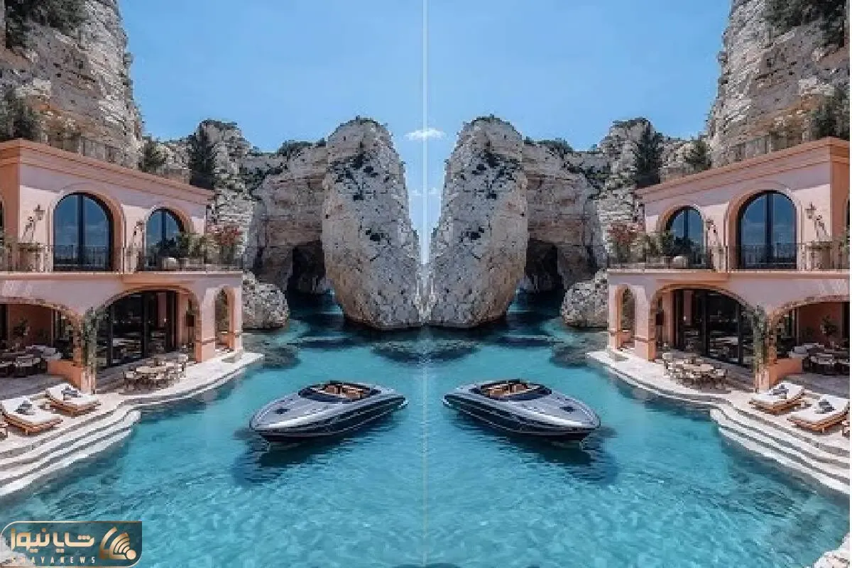معماری خلاقانه؛ خونه اعیونی ساخته استخرش به دریا راه داره با ستون ساحل تکمیل شده