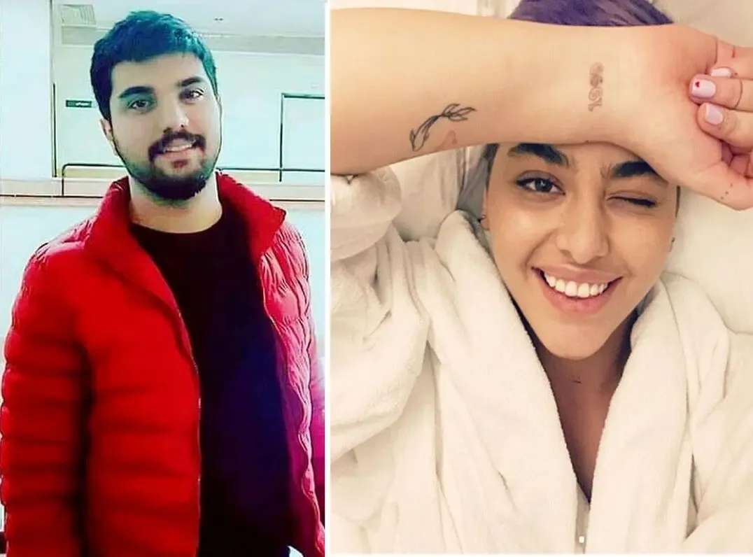 عکس منشوری سینا مهراد و مقایسه عجیب با ریحانه پارسا!