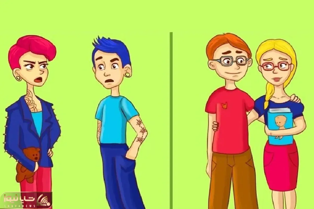 بازی فکری؛ اگه هوش تو خونت قل قل می کنه بگو کدوم از خانواده ها 3 تا بچه دارن؟