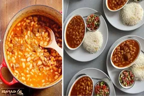 طرز تهیه خوراک گوشت لوبیا با شوید پلو / یه طعم لذیذ از غذای سنتی شهر کاشان