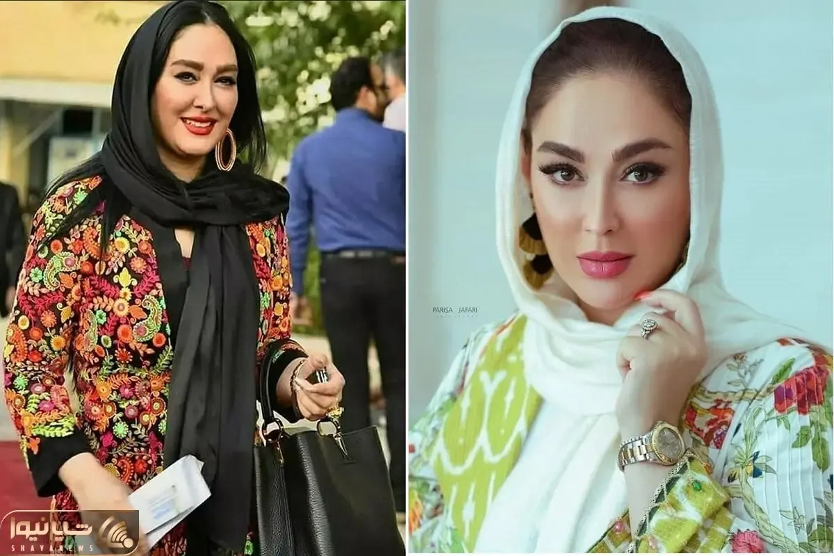 تپلی شاخ درار الهام حمیدی جلو خانوم دُکی استخونیش تضاد شد عجیب؛ مِیک پرفکتشو