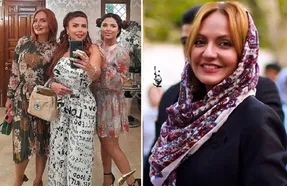 مهناز افشار از نمایی خیلی خیلی نزدیک و خال آبی رنگ صورتش! +عکس