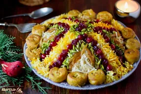 آشپزی حرفه ای؛ طرز تهیه مرصع پلو + ترفند های گرفتن بوی زهم مرغ