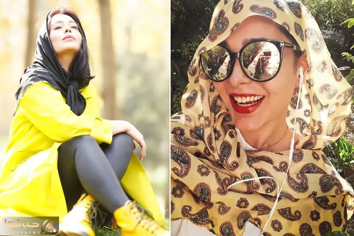 سانیا سالاری و آبجیش که از یه فضا مضای دیگه اومده؛ خانوم چه فشنِ و قناری پوش!