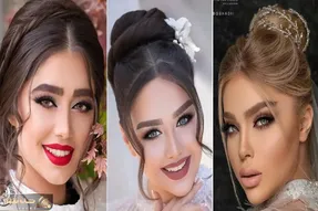 مدل جلو موی عروس با انواع لباس یا زیر شنل و روسری؛ انواع سبک دخترانه ظریف و خامه ای
