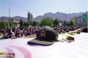 پیکر ۲ شهید در خلخال تشییع شد