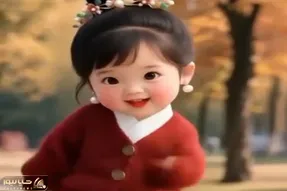 آواز ترند؛ رقص خانومانه و باحال دختربچه قند و نبات تو هوای پاییزی و برگ ریزون