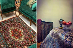 جدیدترین فرش ابریشم / ورودی بهشت فرش قرمز نداره یه دونه از این ابریشم ایرانیا میندازن