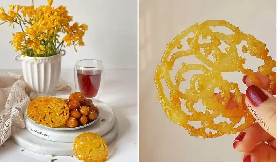 طرز تهیه زولبیای خوشمزه و خونگی برای سفره افطار؛ شهد زولبیا رو اینجوری درست کن
