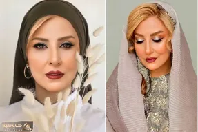 وقتی مرجانه گلچین میشه سوژه برباد رفته؛ خانوم با لباس پر زرق و برقش چشارو خیره کرد!