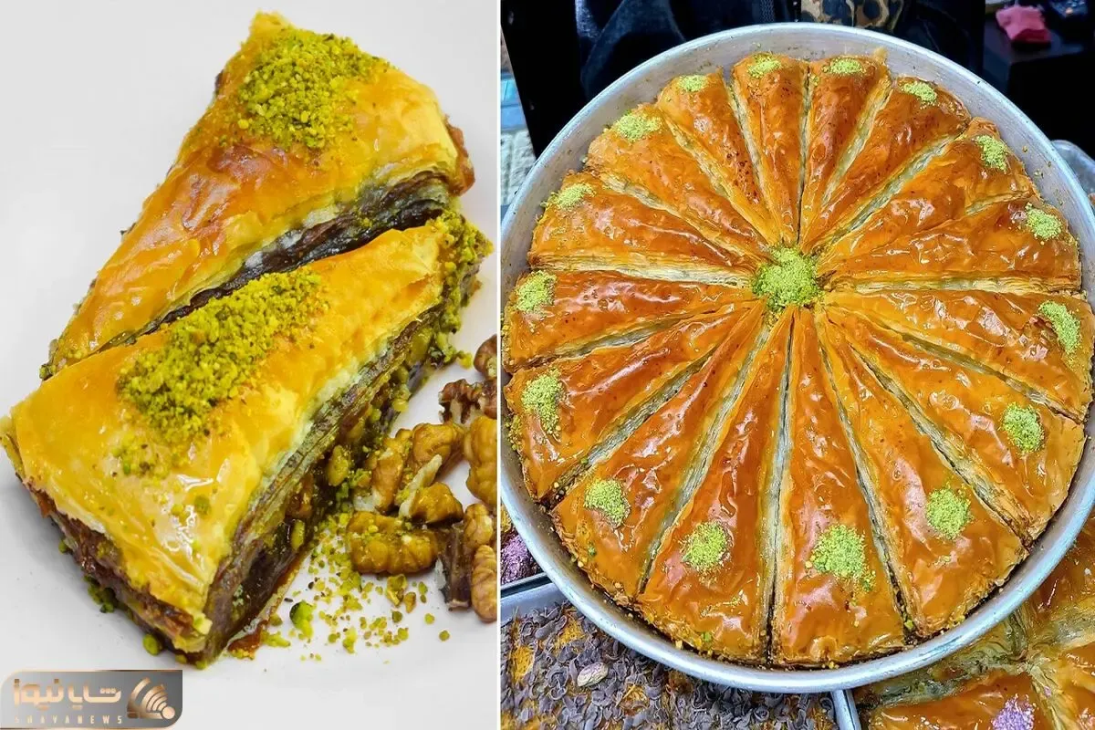 طرز تهیه باقلوا استانبولی / روش پخت عالی و ساده اندازه ها با لیوان