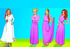 بازی فکری؛ اگه دست باهوشارو از پشت بستی بگو کدوم از این ساقدوشا لباس عروس رو کثیف کرده؟