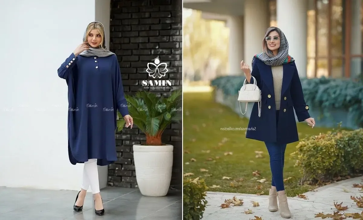 مانتوی سُرمه ای رو با شلوار چه رنگی ست کنیم و بپوشیم؟