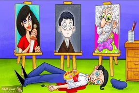بازی فکری؛ فقط چشایی که درحد لنز گوشی آیفونن میفهمن کدوم نقاشی فیکه و نقاشو کشته