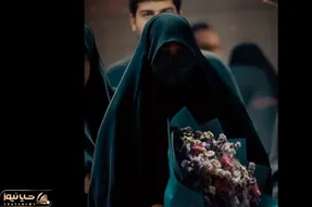 آواز جگرسوز؛ تازه عروس با دسته گل رفت بالا سر پیکر همسر شهیدش دلا خون شد