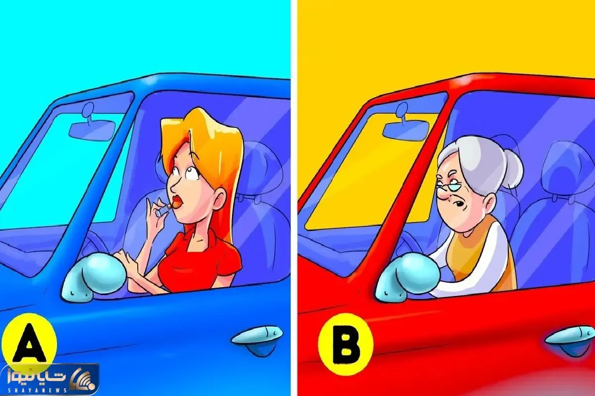 بازی فکری؛ اگه هوشت فوران میکنه بگو بین راننده خانوم و پیرزنه کدومشون دزد ماشین؟
