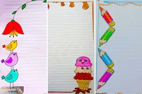 ایده های فانتزی برا نقاشی حاشیه دفتر؛ اینجوری تنبل کلاسم شوق درس خوندنش میاد