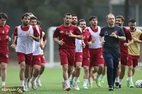 تمرین تاکتیکی پرسپولیسی‌ها برای تقابل با مس