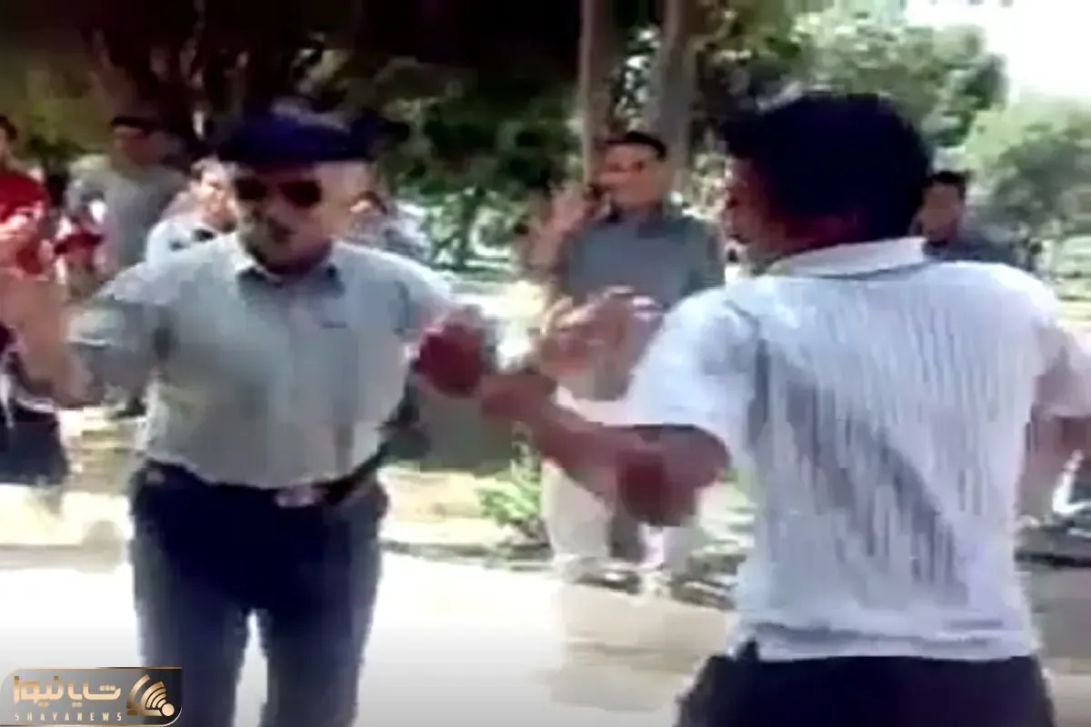 آواز شاد؛ پیرمرد شنگول با ساز بندری تو پارک یه رقص بشکون لرزونی رفت انگار زدنش پریز