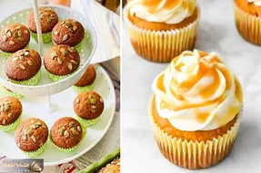 طرز تهیه کاپ کیک کدو حلوایی / یه دستور عالی و طعم و مزه بی نظیر
