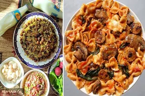 کدبانو جون از الان به فکر ناهار و شام دوشنبه باش؛ پیشنهادم کلم پلو شیرازی و پاستای فوریه