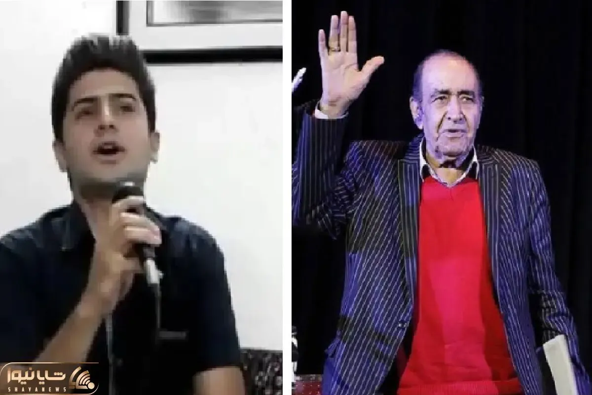 آواز اصیل؛ جوان ایرانی جوری کنار خواجه امیری میخونه که 4 ستون بدنت می لرزه از صداش