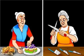 بازی فکری؛ اگه با هوشت سر مر همه رو ترکوندی بگو کدوم ننه جون آشپز قاتل و خطری