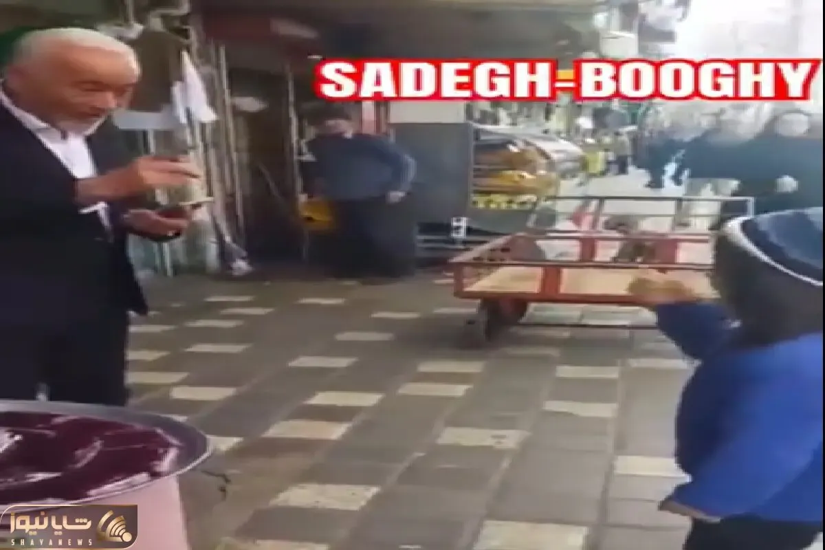 آواز شاد؛ دختربچه فینگیلی با صادق بوقی آو آو خوند ریتم آهنگ از شرق رفت غرب شبیه رپ شد